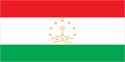 Tajikistan Flag